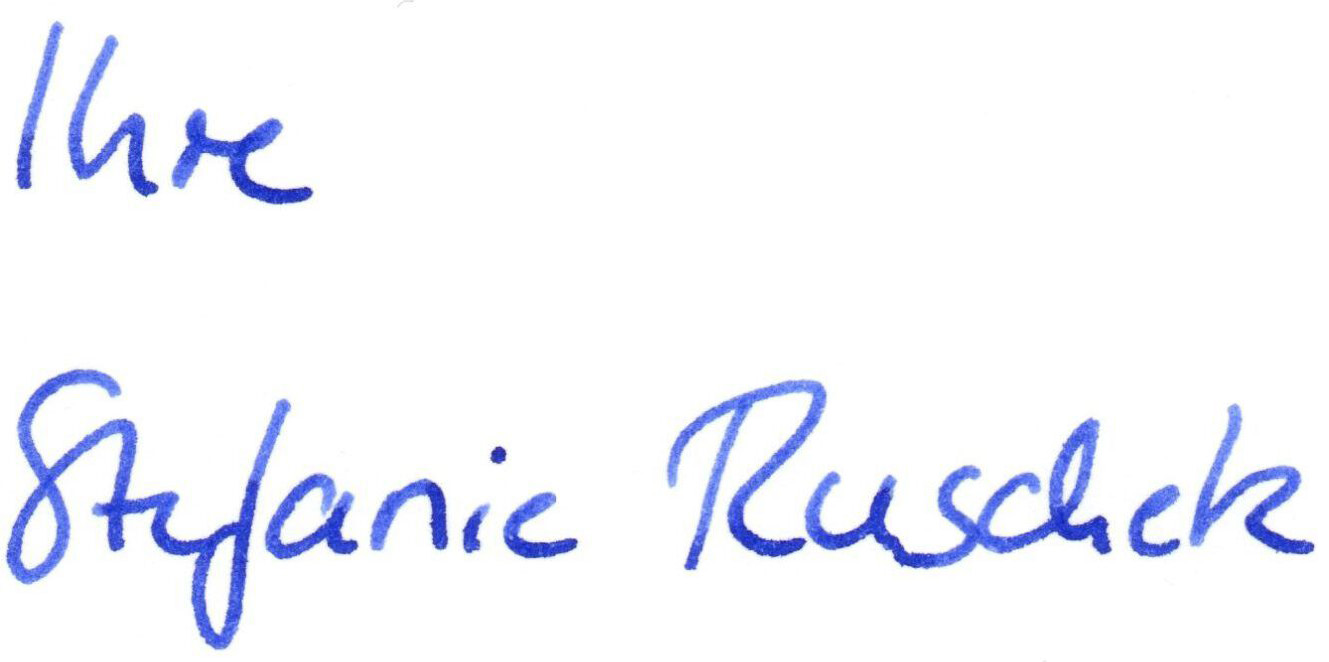 Signatur Stefanie Heng-Ruschek - SHR Moderation - Mannheim